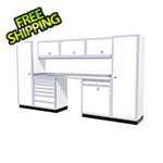 Moduline 9-Piece Aluminum Garage Cabinetry (White)
