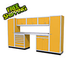 Moduline 9-Piece Aluminum Garage Cabinetry (Yellow)