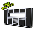 Moduline 9-Piece Aluminum Cabinet Kit (Black)