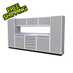 Moduline 9-Piece Aluminum Cabinet Kit (Light Grey)