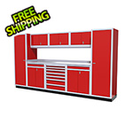 Moduline 9-Piece Aluminum Cabinet Kit (Red)