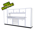 Moduline 9-Piece Aluminum Cabinet Kit (White)