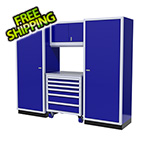 Moduline 4-Piece Aluminum Garage Cabinet Set (Blue)