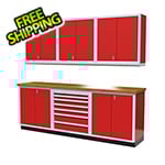 Moduline 7-Piece Aluminum Cabinet Set (Red)