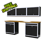 Moduline 6-Piece Aluminum Cabinet Set (Black)