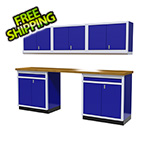 Moduline 6-Piece Aluminum Cabinet Set (Blue)