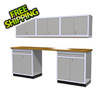 Moduline 6-Piece Aluminum Cabinet Set (Light Grey)