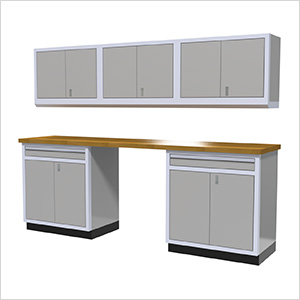 6-Piece Aluminum Cabinet Set (Light Grey)