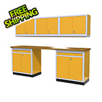 Moduline 6-Piece Aluminum Cabinet Set (Yellow)