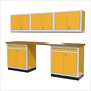 6-Piece Aluminum Cabinet Set (Yellow)