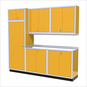 7-Piece Aluminum Cabinet Set (Yellow)