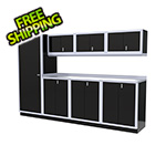 Moduline 8-Piece Aluminum Cabinet Set (Black)