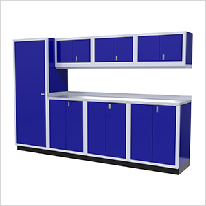 8-Piece Aluminum Cabinet Set (Blue)