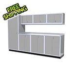 Moduline 8-Piece Aluminum Cabinet Set (Light Grey)