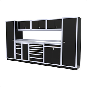 10-Piece Aluminum Cabinet Kit (Black)