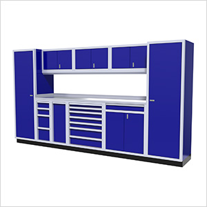 10-Piece Aluminum Cabinet Kit (Blue)