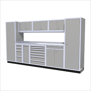 10-Piece Aluminum Cabinet Kit (Light Grey)