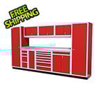 Moduline 10-Piece Aluminum Cabinet Kit (Red)
