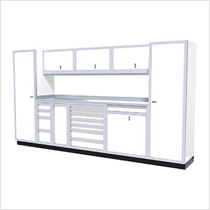 10-Piece Aluminum Cabinet Kit (White)