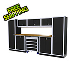 Moduline 9-Piece Aluminum Garage Cabinetry (Black)