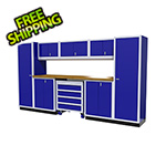 Moduline 9-Piece Aluminum Garage Cabinetry (Blue)