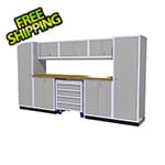Moduline 9-Piece Aluminum Garage Cabinetry (Light Grey)