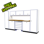 Moduline 9-Piece Aluminum Garage Cabinetry (White)