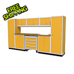 Moduline 9-Piece Aluminum Garage Cabinetry (Yellow)