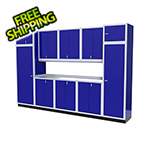 Moduline 11-Piece Aluminum Garage Storage Set (Blue)