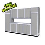 Moduline 11-Piece Aluminum Garage Storage Set (Light Grey)