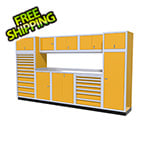 Moduline 11-Piece Aluminum Garage Cabinet Set (Yellow)