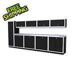 Moduline 10-Piece Aluminum Cabinet Set (Black)