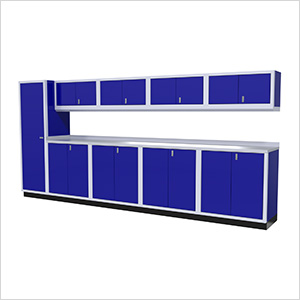 10-Piece Aluminum Cabinet Set (Blue)