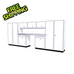 Moduline 11-Piece Aluminum Garage Cabinet Set (White)