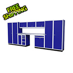 Moduline 12-Piece Aluminum Garage Cabinet Set (Blue)