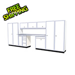 Moduline 12-Piece Aluminum Garage Cabinet Set (White)