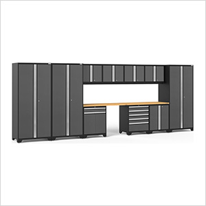 PRO Series Grey 12-Piece Set with Bamboo Tops