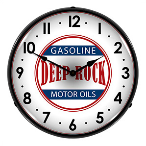 Deep Rock Motor Oils Backlit Wall Clock