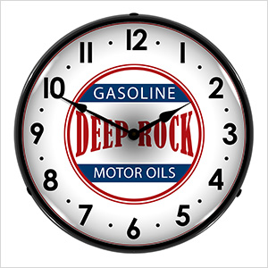 Deep Rock Motor Oils Backlit Wall Clock