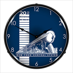 20th Century Limited Backlit Wall Clock