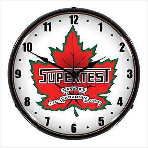 Supertest Petroleum Backlit Wall Clock