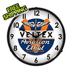 Collectable Sign and Clock Veltex Aviation Ethul Backlit Wall Clock