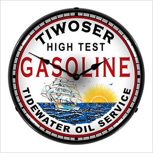 Tiwoser Gasoline Backlit Wall Clock