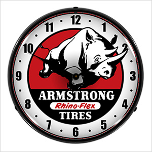 Armstrong Tires Backlit Wall Clock