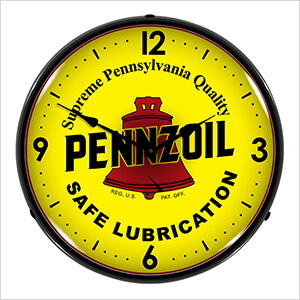 Pennzoil Backlit Wall Clock