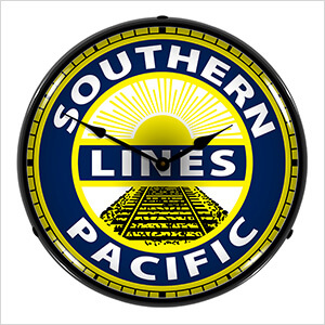 Southern Pacific Lines Backlit Wall Clock