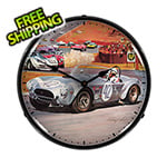 Collectable Sign and Clock Shelby Cobra Backlit Wall Clock