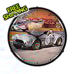 Collectable Sign and Clock Shelby Cobra Backlit Wall Clock