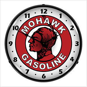 Mohawk Gasoline Backlit Wall Clock