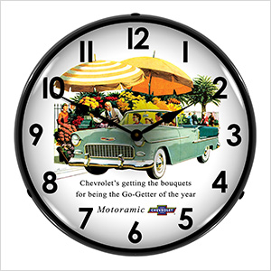 1955 Bel Air Convertible Backlit Wall Clock